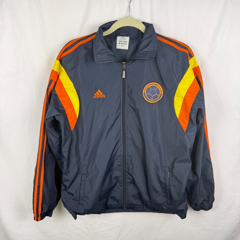 Adidas Track Jacket Colombian Football Federation Soccer FIFA Flaws Women's XXL